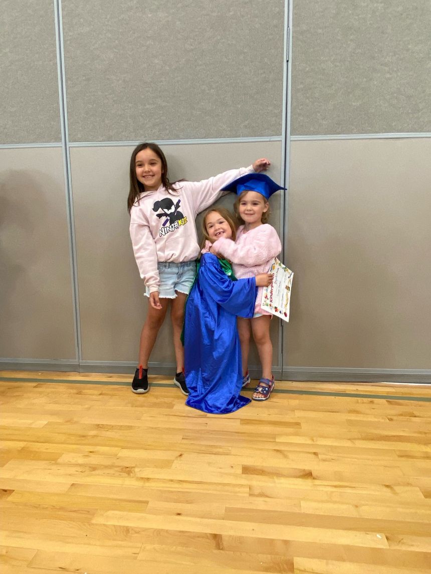 Travis Decker’s daughters, Paityn, Evelyn and Olivia.