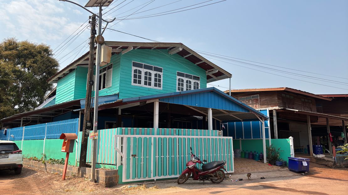 The home where Surasak's family hosted a party and ceremony for his return.