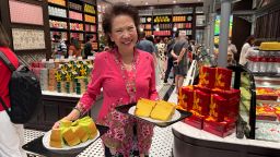 Anastasia Liew at one of Bengawan Solo’s stores in the Singapore airport.