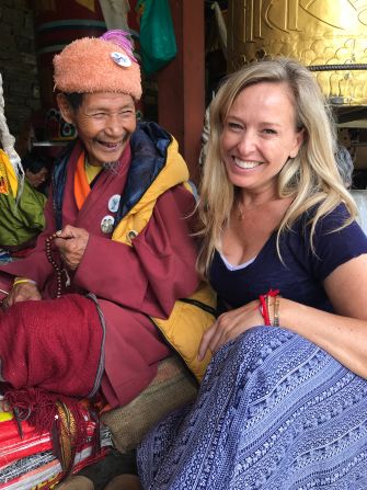 <strong>Challenge completed:</strong> Holt was able to fulfill the promise she made to herself and flew into Bhutan, her 80th country, on the big day in August 2019.