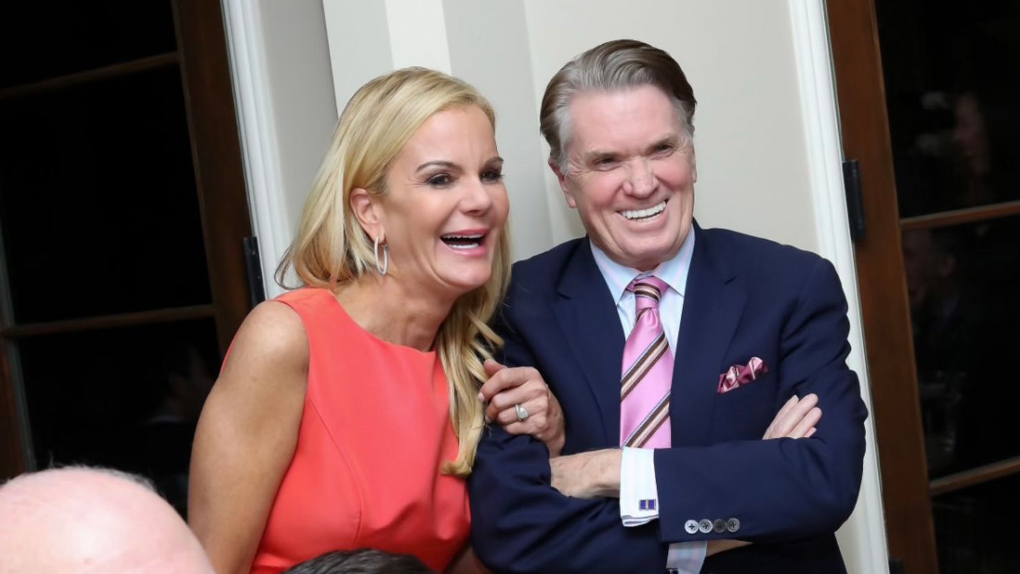Former White House counsel Jack Quinn, right, is pictured with his wife, Susanna Quinn.