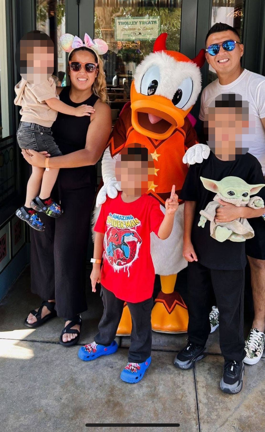 La familia había viajado a Estados Unidos en busca de una vida mejor