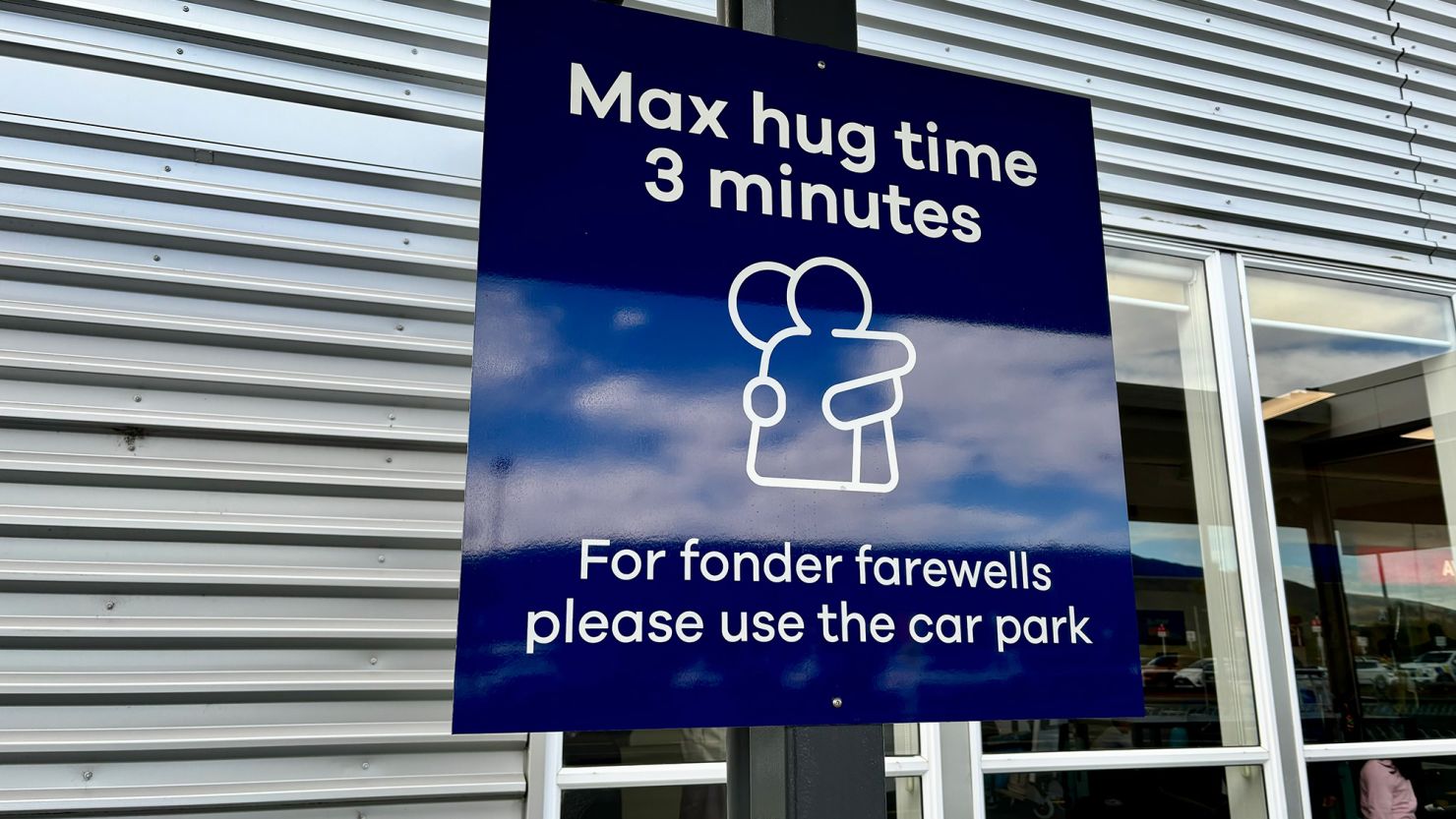 Is your preferred airport goodbye a fleeting embrace or the full parking lot experience? New Zealand's Dunedin Airport would like you to make up your mind.