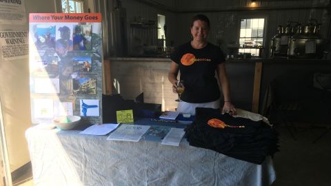 Dr. Margaret Carpenter during a fundraiser for her organization Go Doc Go in 2017.