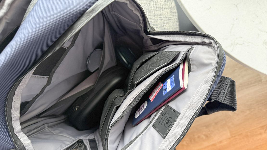 The Travelpro Attitude Medium Backpack's main compartment