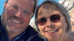 Geoff and Pennie Zuercher on top of Colline du Chateau in Nice, France.