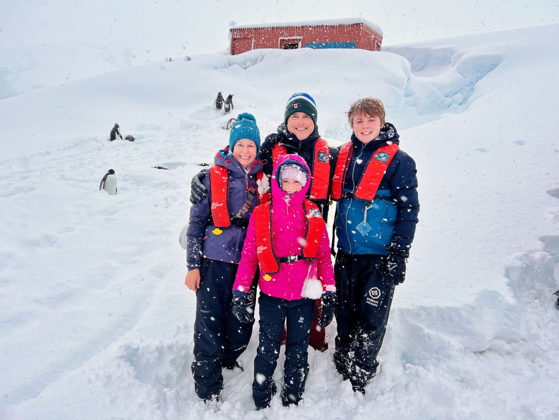 A last-minute cancellation allowed the Almonds to book a deeply discounted cabin on an Antarctica cruise.