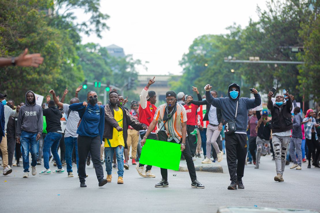 Young Kenyans say they are fighting for their future