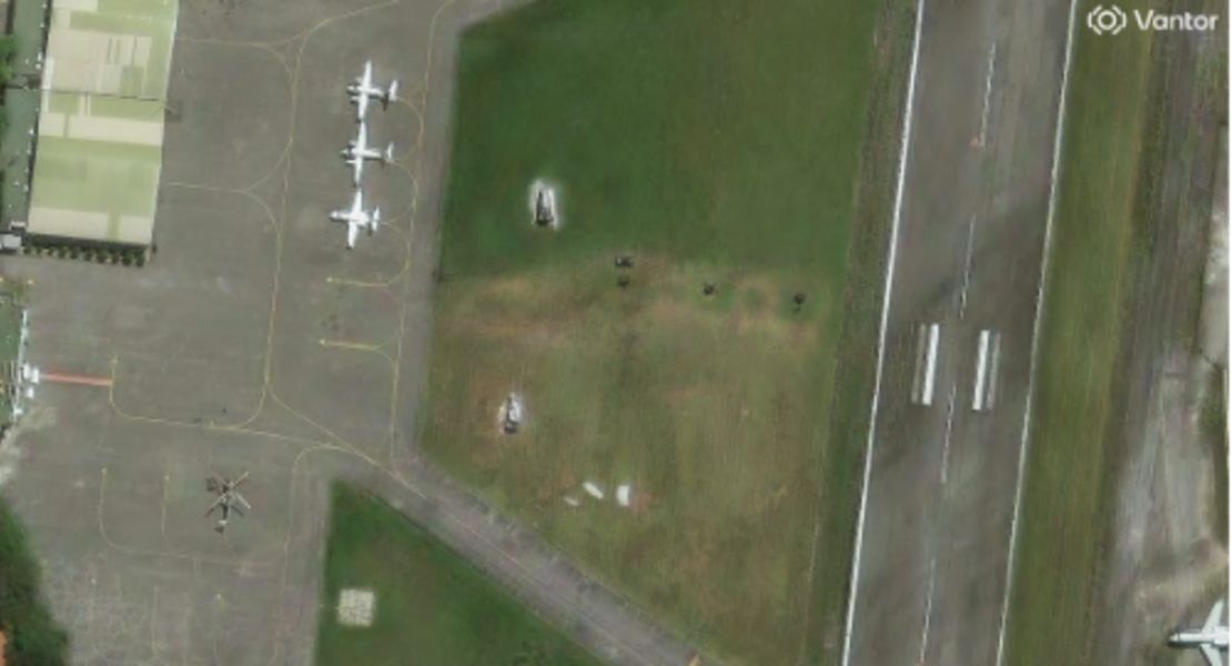 Sistemas antiaéreos Buk en la basa aérea militar la Carlota en Caracas, Venezuela.