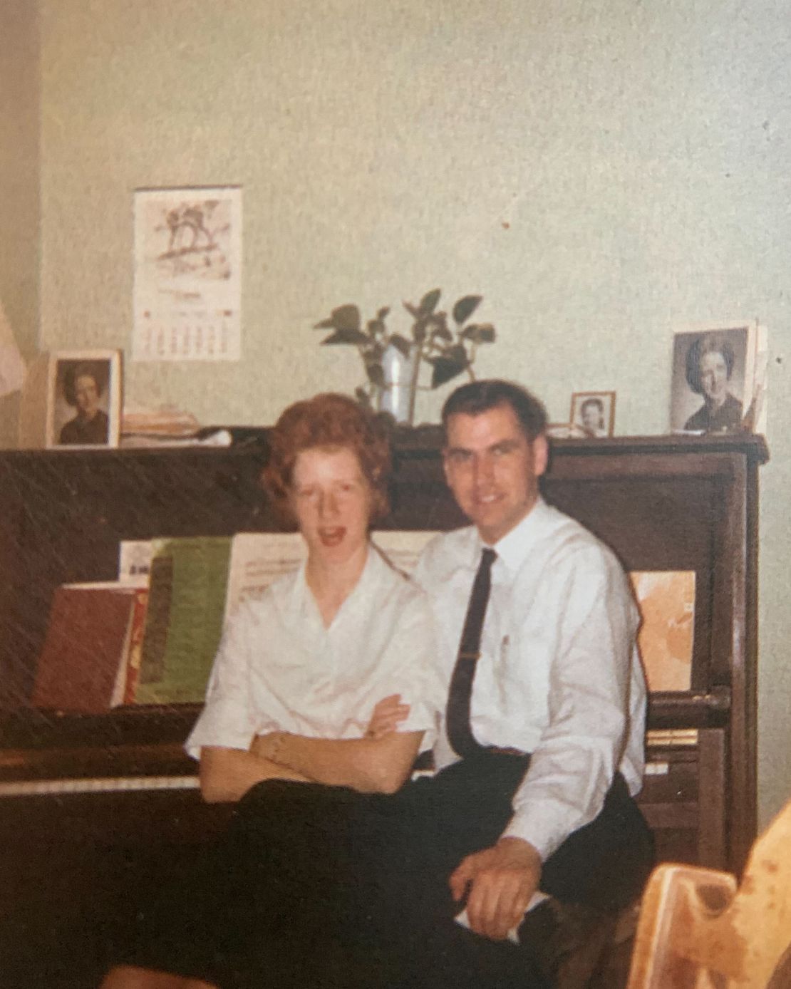 Here's Ruth and Andy, pictured in 1963.