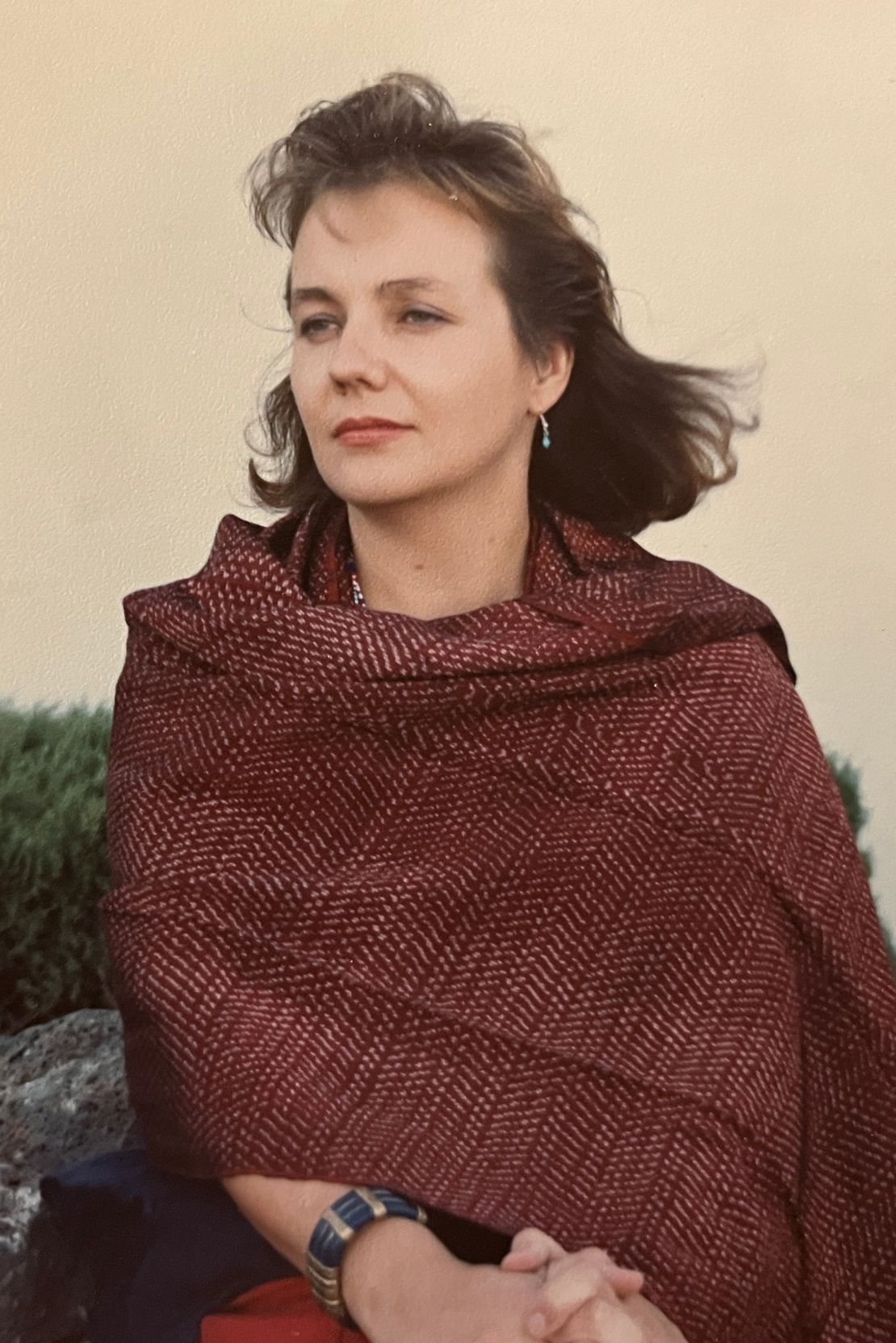 Camilla pictured in Red Bluff, California in 1987, around a decade after she moved to the US.