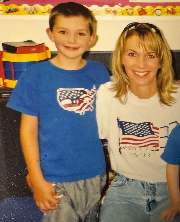 Mindy Sigg and her son, Austin.