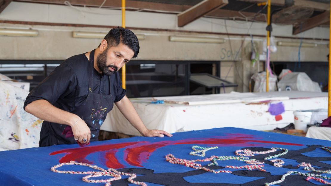 Osman Yousefzada in his studio.