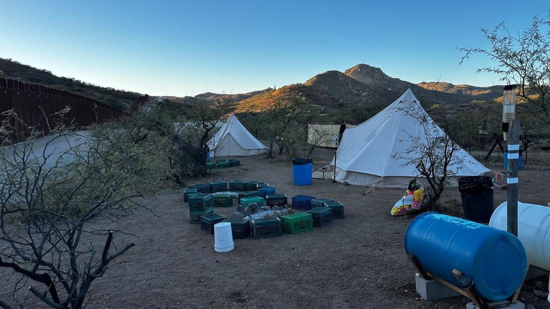 The Arizona Border Recon group camps out near the border.