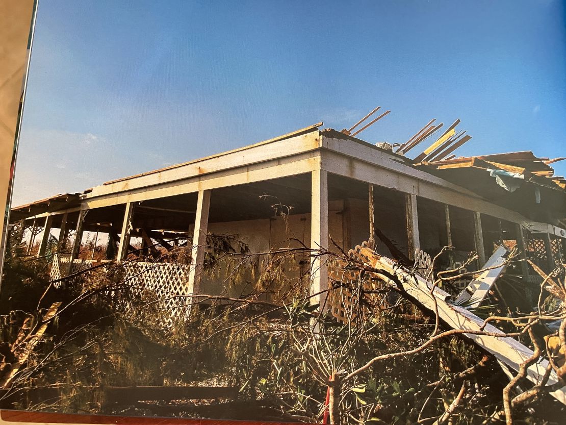 Sadly their home was destroyed when Hurricane Dorian hit in 2019.