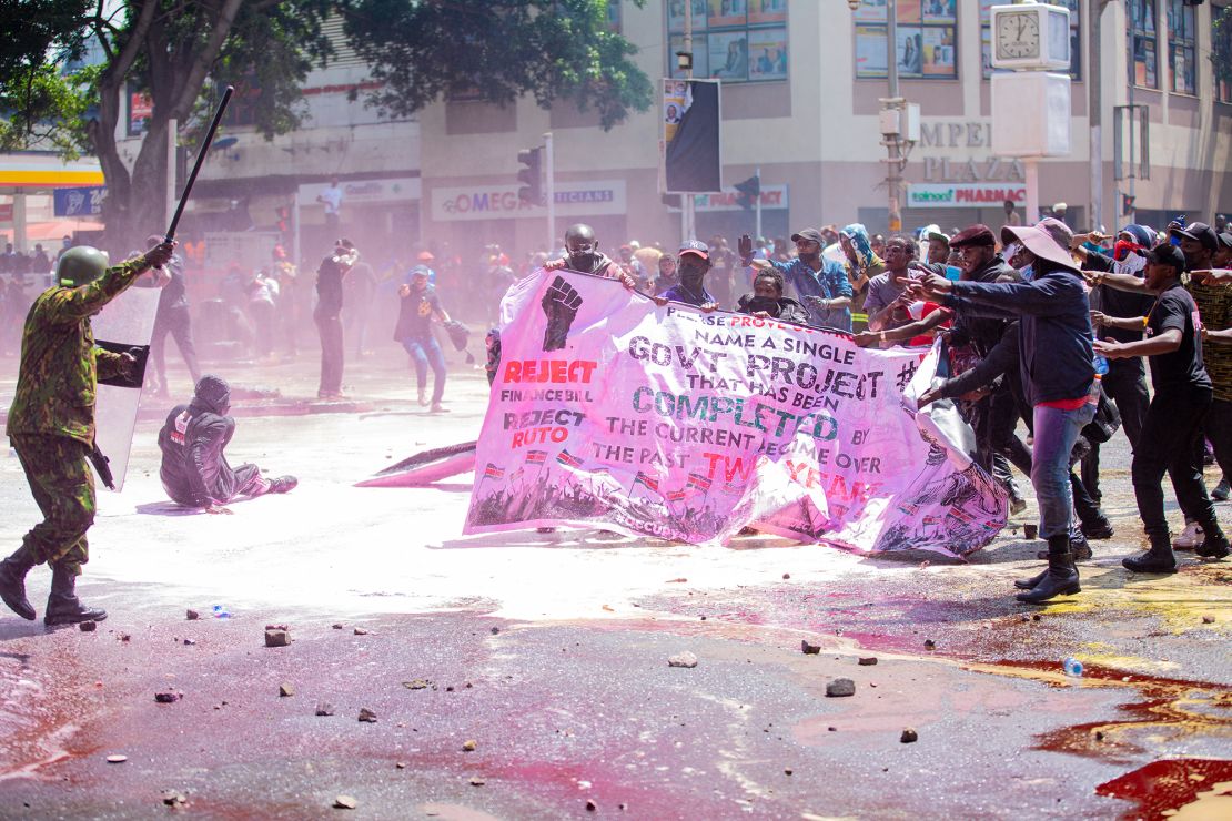Kenya protest on June 25.