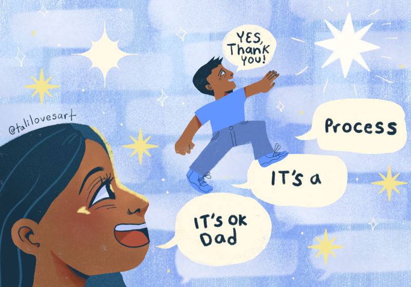 Tiene 10 años y enseña inglés a su papá en TikTok. Como ella, millones de niños en EE.UU. traducen para sus familias