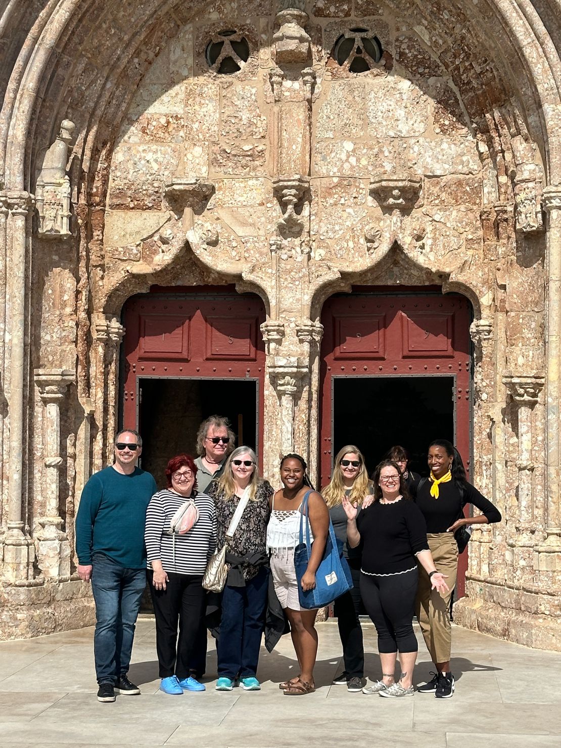 The Portugal scouting group toured the town of Setúbal, located south of Lisbon.