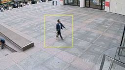 This is the photo shared by law enforcement of the man they believe to be the gunman walking into the building.