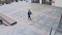 This is the photo shared by law enforcement of the man they believe to be the gunman walking into the building.