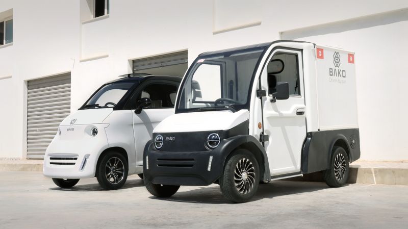 The solar-powered compact car driving Tunisia's electric vehicle