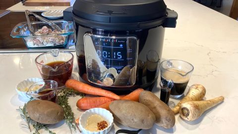 The Instant Pot Pro Plus pressure cooker