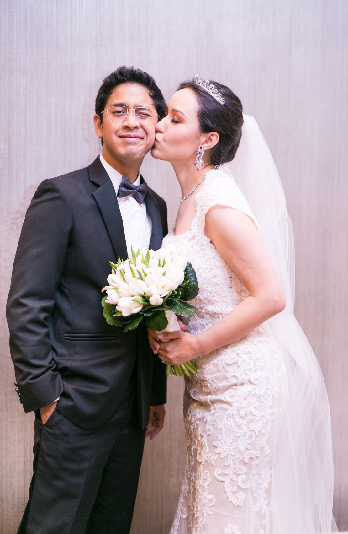Ariff and Liliya got married in 2019, enjoying multiple wedding celebrations including a big party in Kuala Lumpur, Malaysia, where this photo was taken.