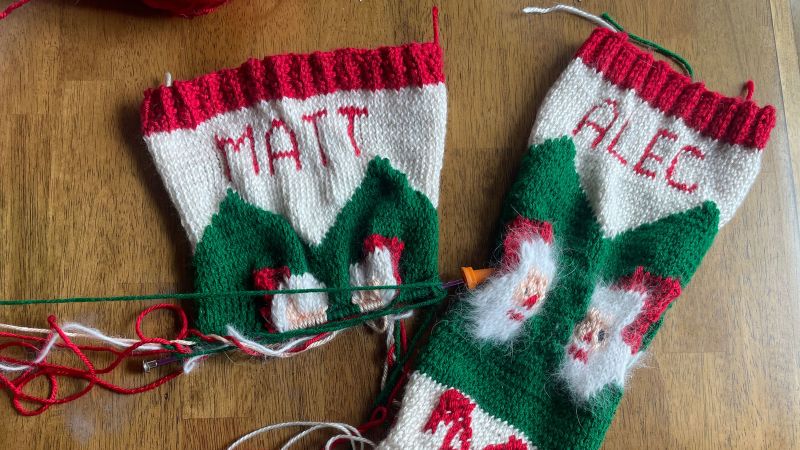 Getting to know my grandmother by making her Christmas stockings