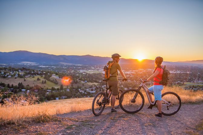 <strong>Easy access: </strong>Mount Sentinel near downtown Missoula is a popular spot for hiking and biking.
