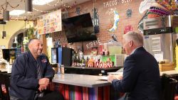 Antonio Munoz speaks to CNN's John King at his restaurant 911 Taco Bar in Las Vegas, Nevada.  