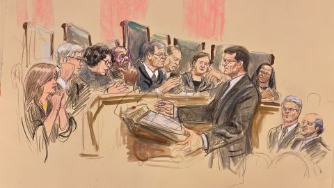 Solicitor General D. John Sauer argues before the Supreme Court on November 5, 2025.