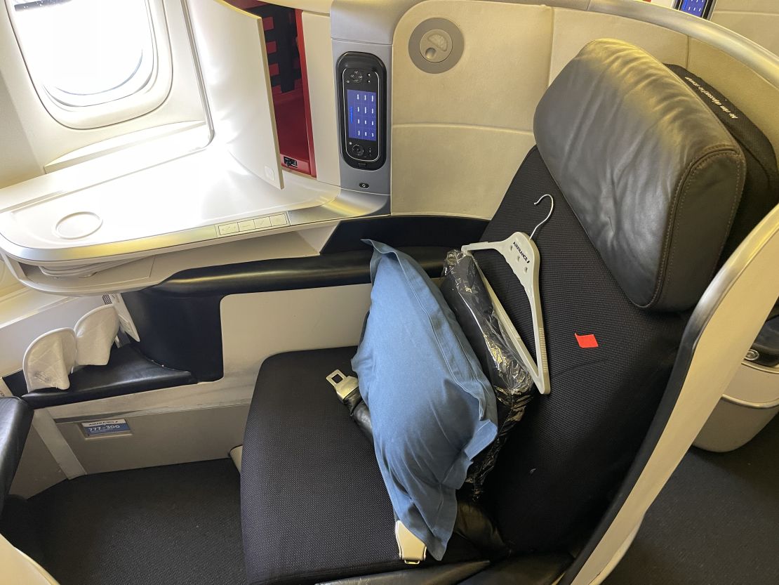 Air France long-haul business class seat