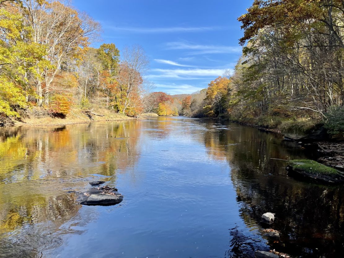 The Clarion River flows through Elk County.