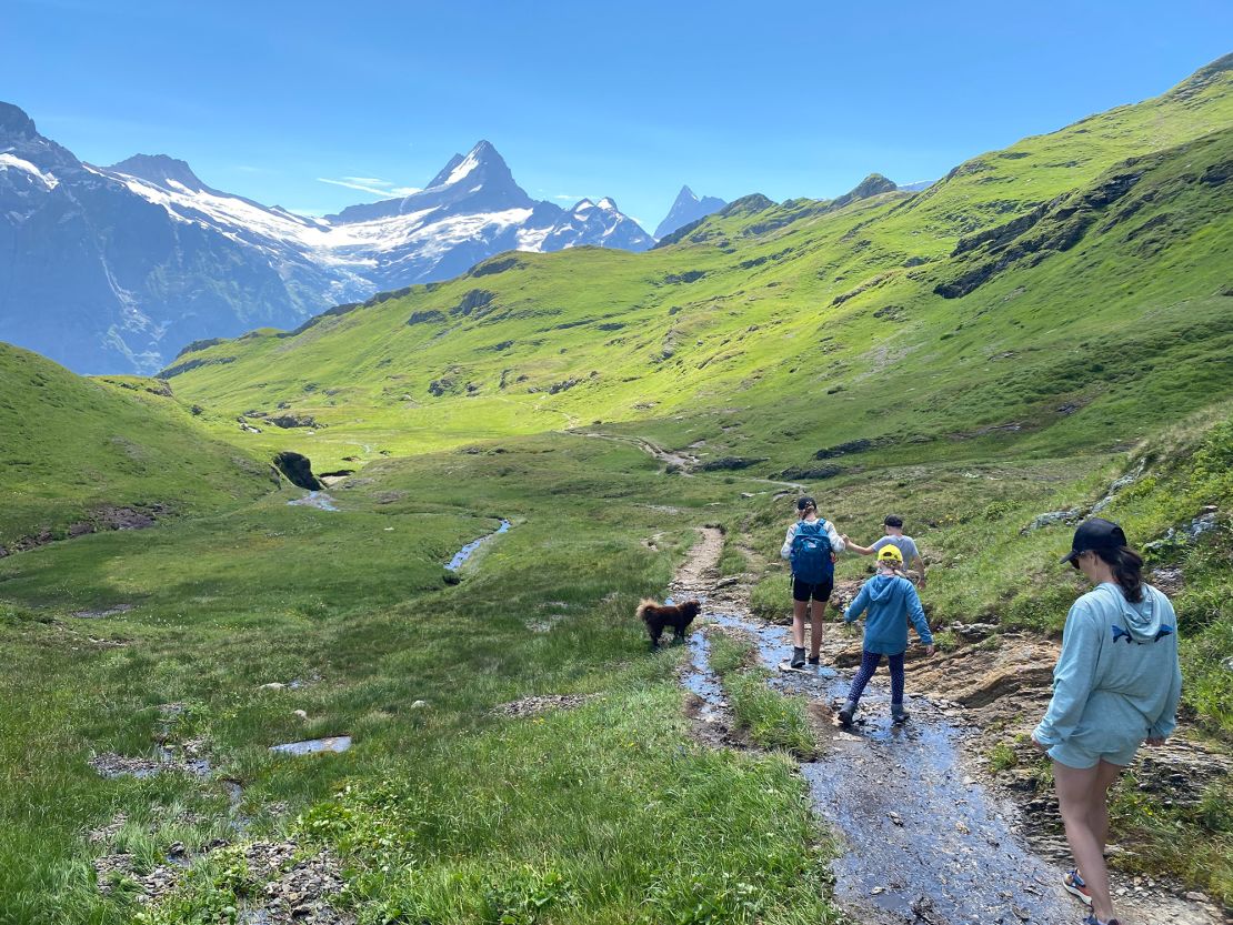 The Eagleman family love life in the European country, and say that they spend a lot of time outdoors.