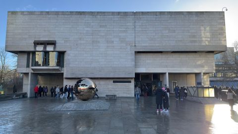 The exterior of Berkeley Library at Trinity College, on February 6, 2025.
