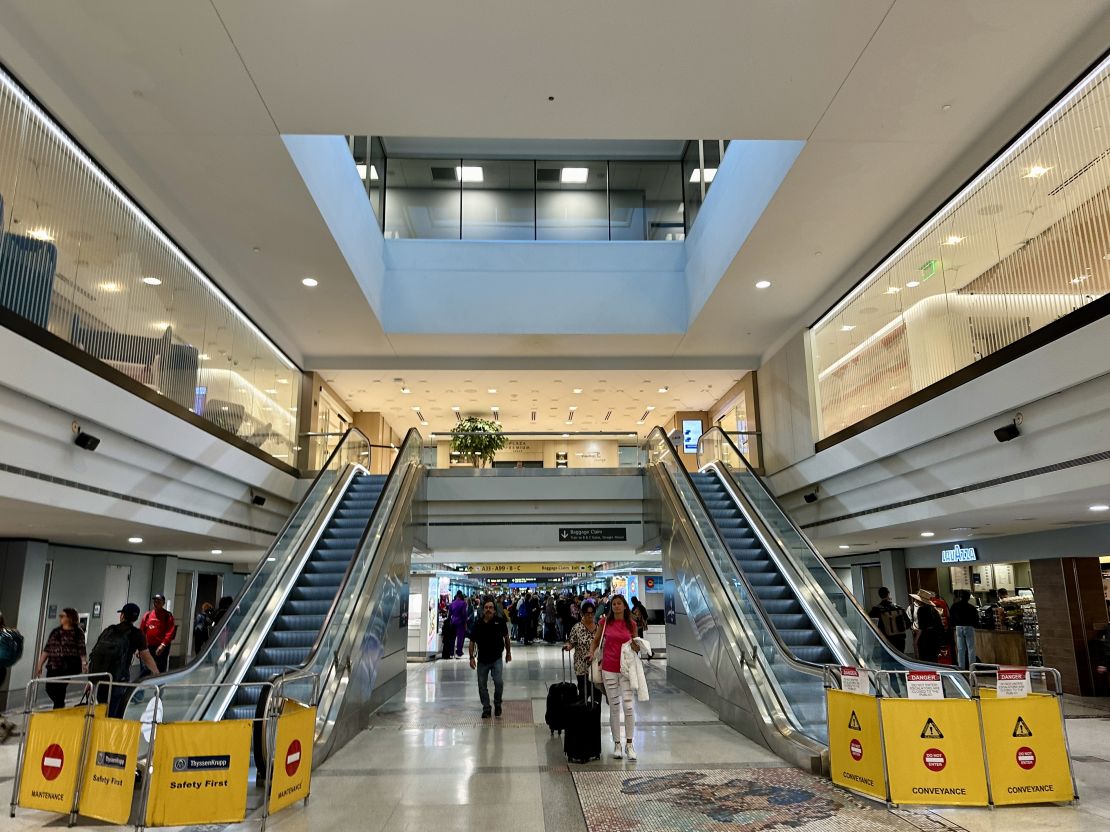 A photo of the entrance to the Capital One Lounge in Denver