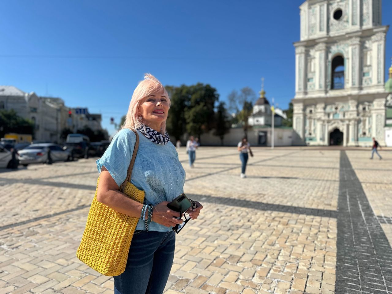 Kyiv resident Veronika Yerokhina said she believes the Ukrainian president is 