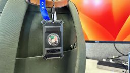 A photo of the Pelican Luggage Tag for AirTags 