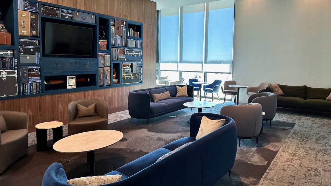 A photo of a seating area at the Atlanta Centurion Lounge