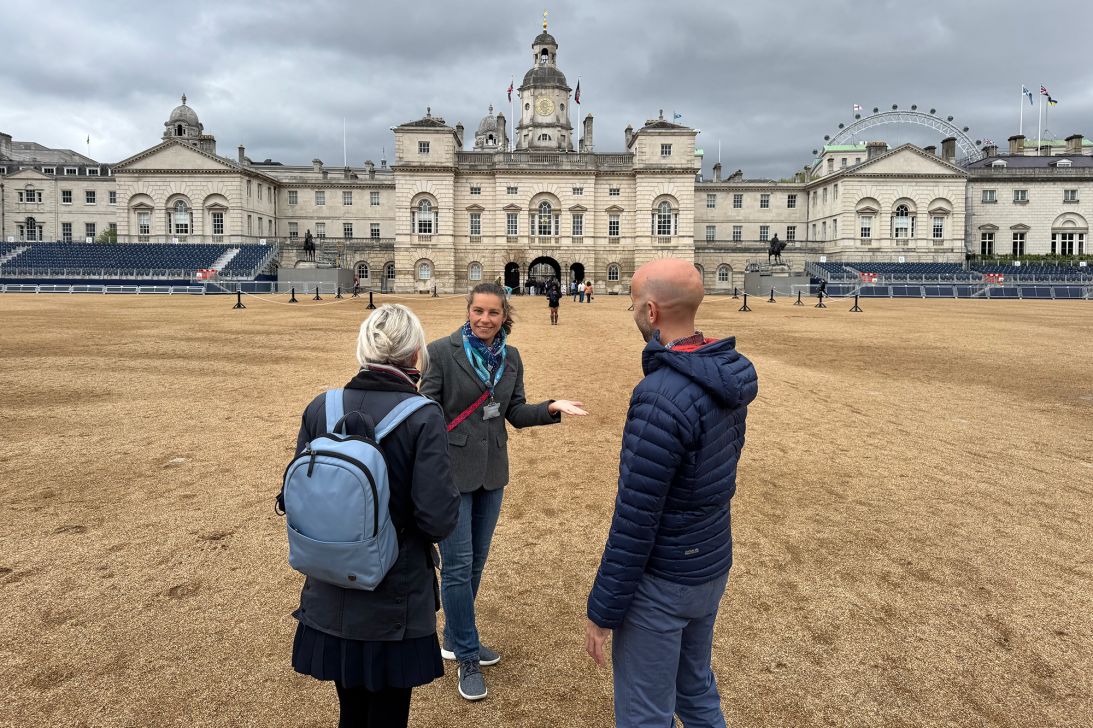 Denisa Podlaska will lead the tour in London. In her experience, American travelers