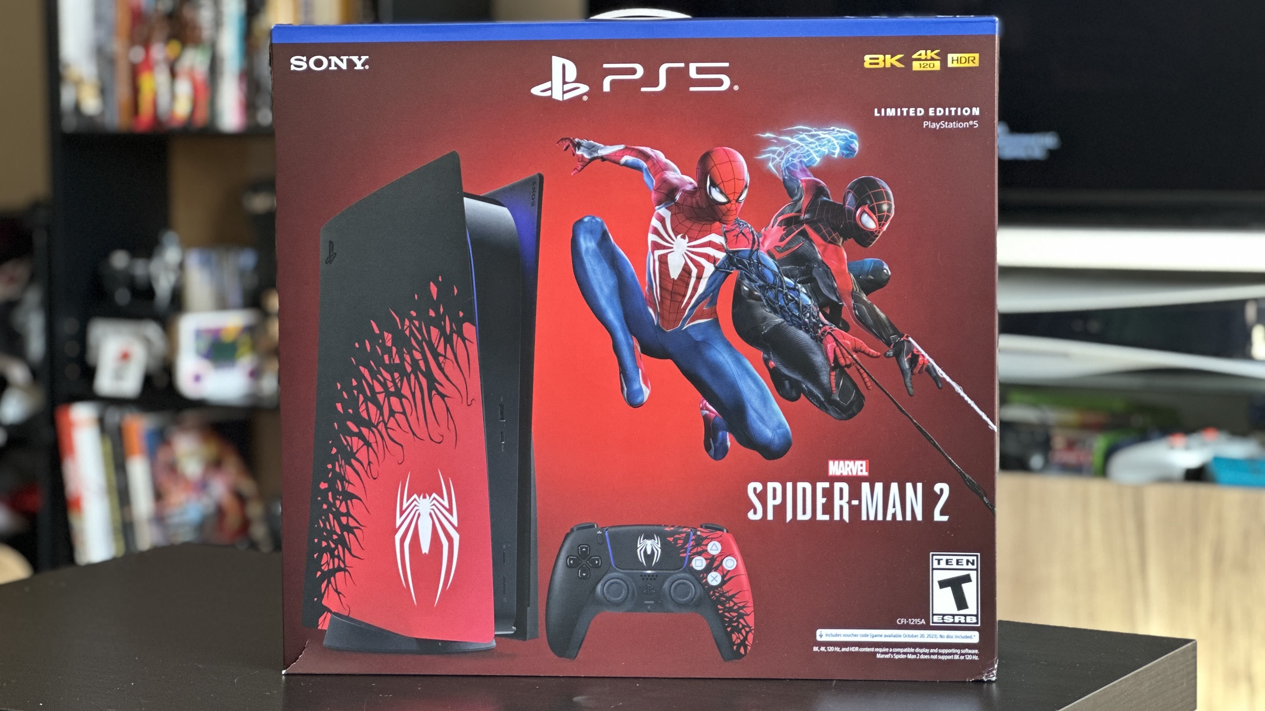Console Sony PS5 e Marvel's Spider-Man 2