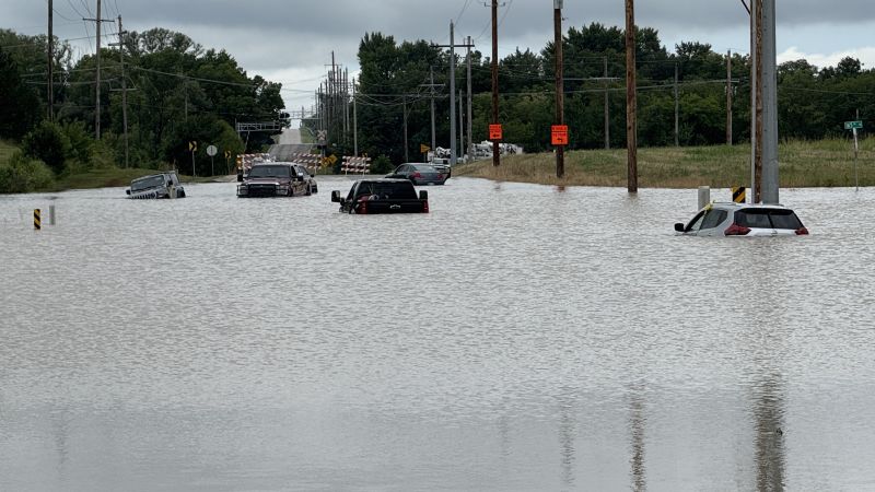 Heavy rain threatens flash flooding for millions across much of the US
