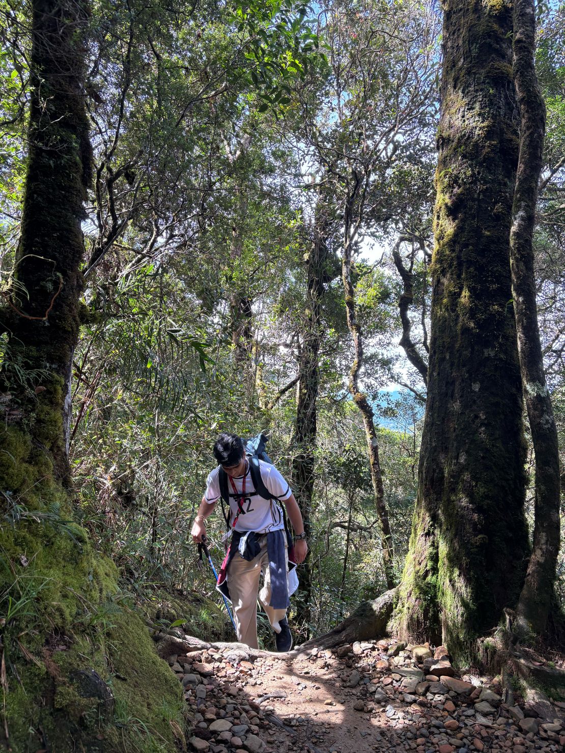 Patel on Mount Kinabalu.