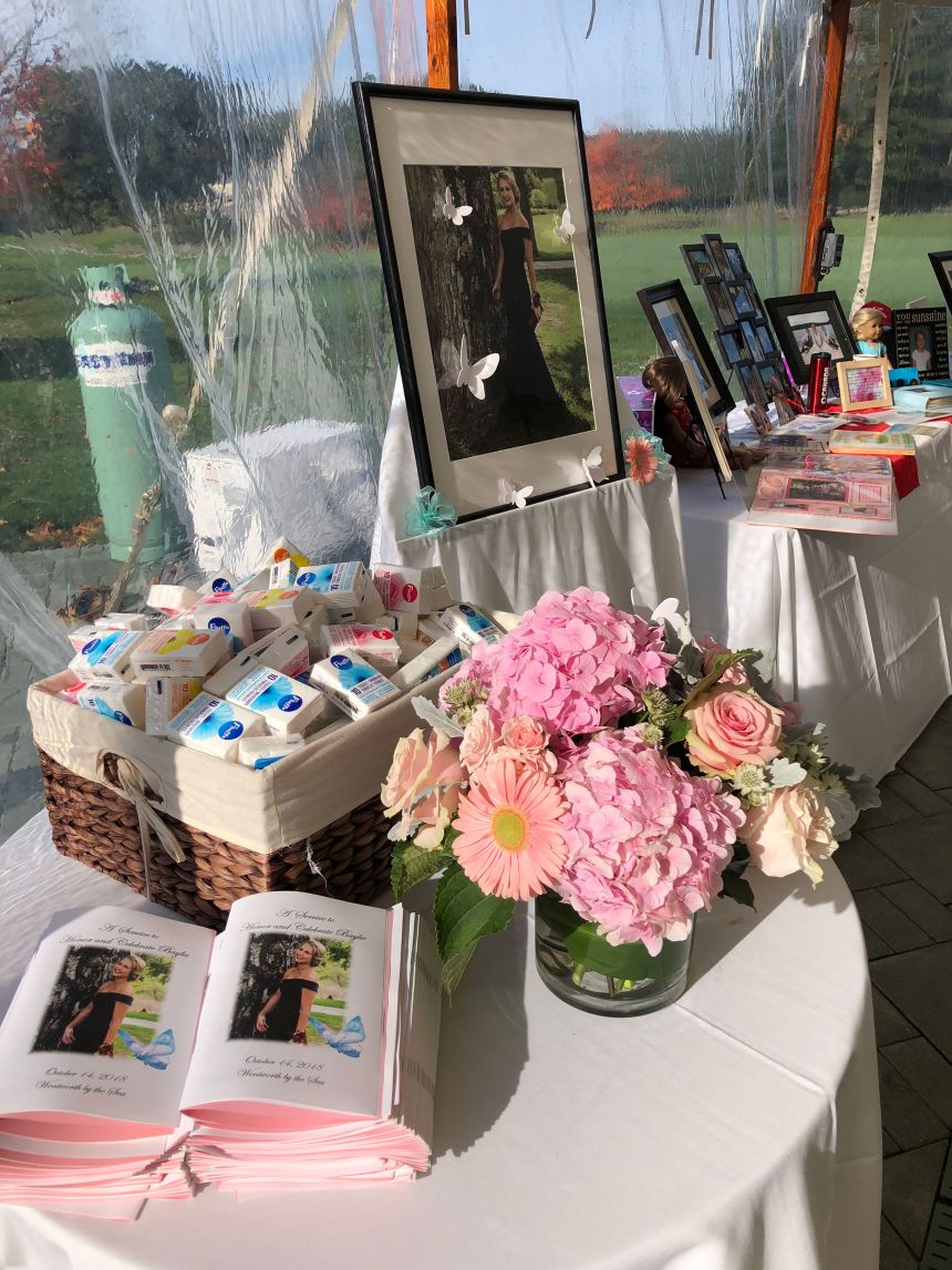 Baylie Grogan's funeral service