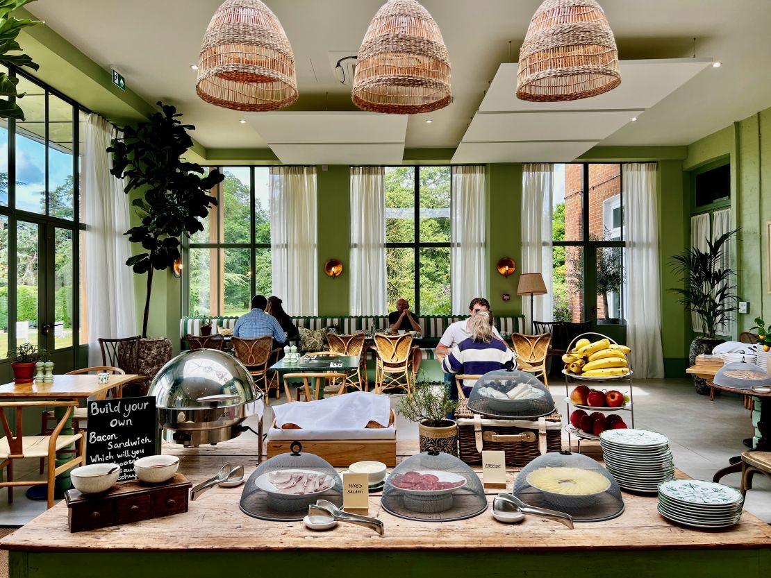 A photo of the dining room at The Retreat at Elcot Park