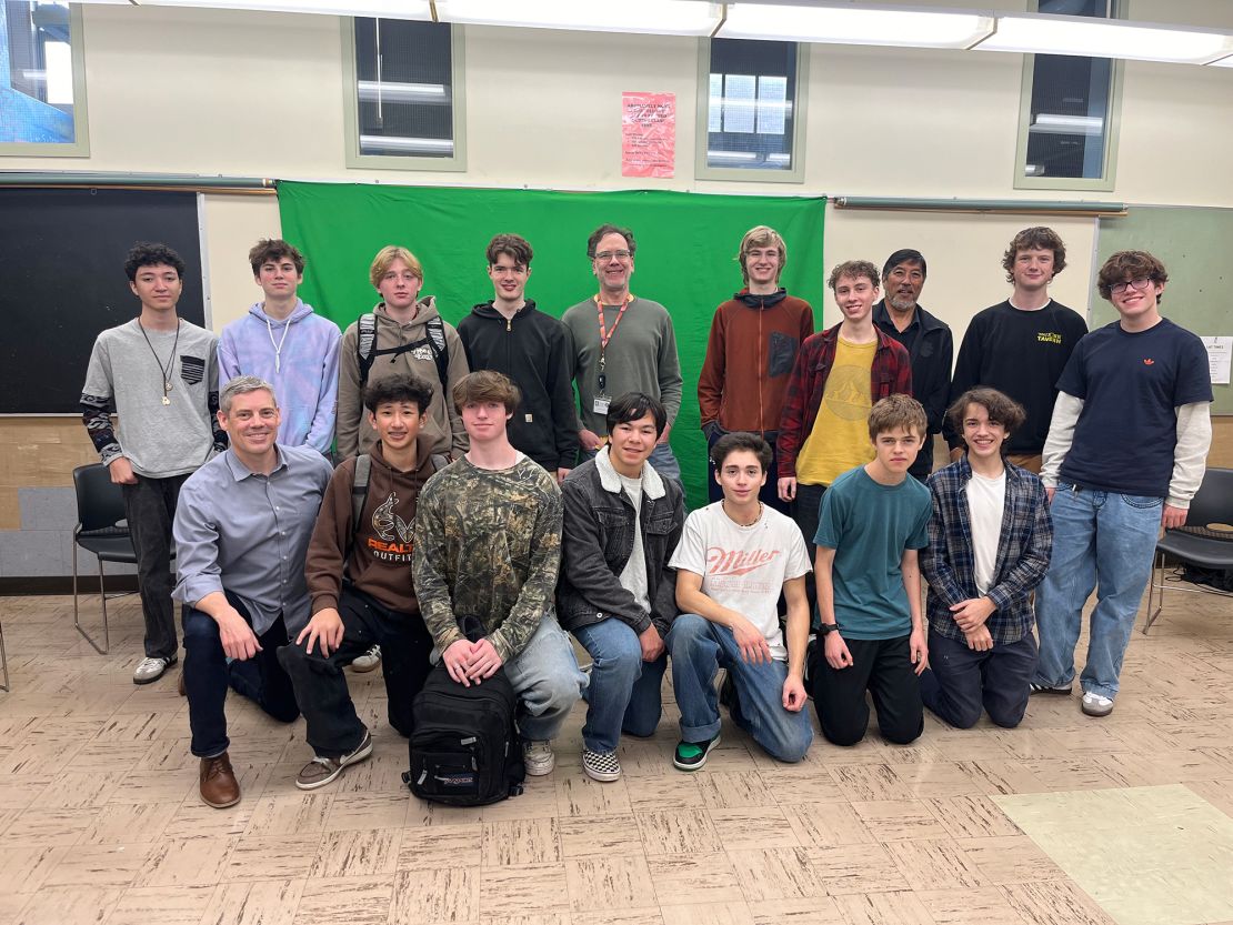 Cleveland High School's Healthy Masculinity Club gather to talk about what it means to be a man.