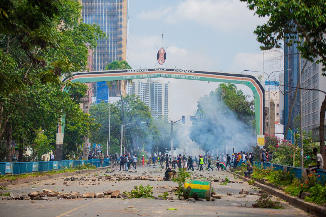 Thousands of people took to Kenya's streets in protest on June 25, such as in the capital city.
