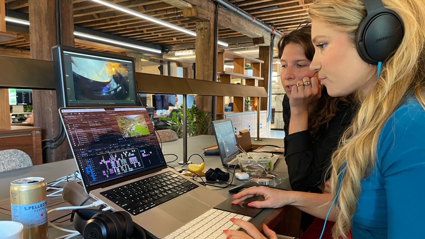 Anne Marie Hagerty and Rachael Scott, co-founders of "The Envoy Show," in New York on June 13, 2024.