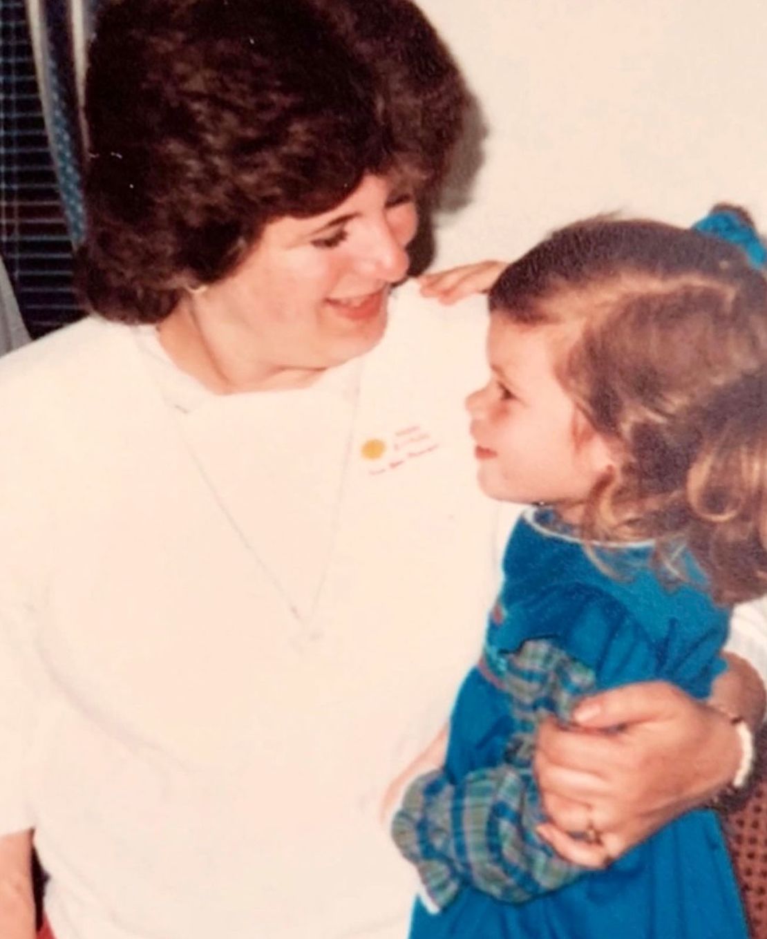 Nikki Gough as a child with her mom Terry.