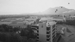 An aerial view shows the sprawling premises of Sun Pharma in Halol, India, March 17, 2025.